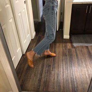 (SOLD on Depop) Clarks Leather Mule Sandals